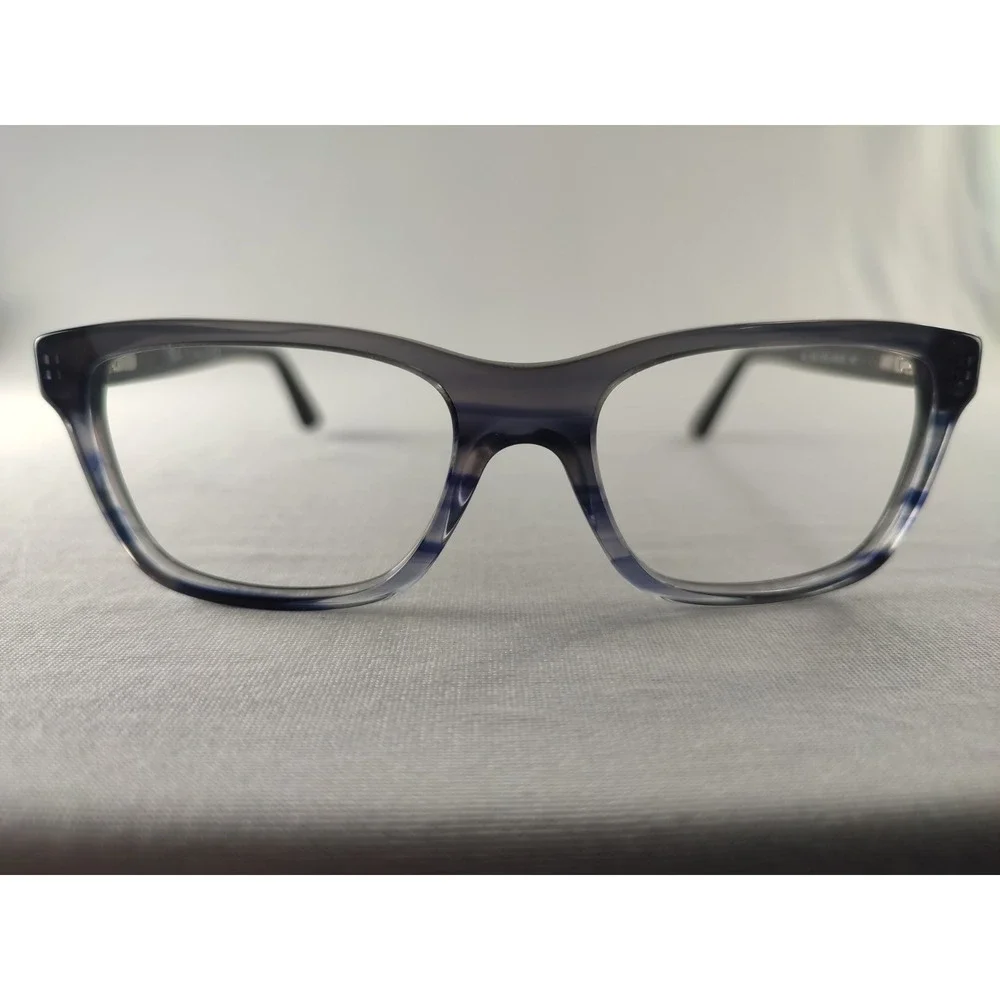 Ray-Ban Junior RB 1536 3730 Grey Blue‎ Striped Eyeglass Frames 48-16-130 Kids
